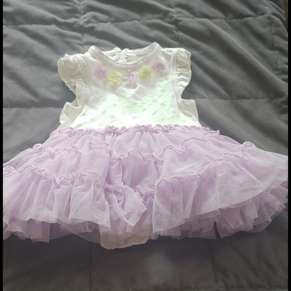 Baby girl tutu dress, barely worn